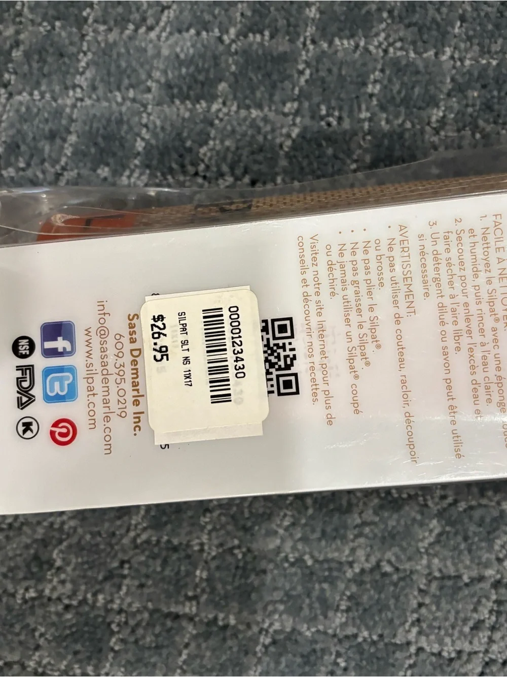 Silpat mat silicone